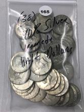 (38) 40% Silver Kennedy Half Dollars