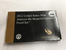 2012 US MINT America The Beautiful Proof Quarters