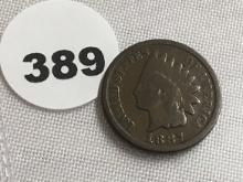 1887 Indian Head cent G