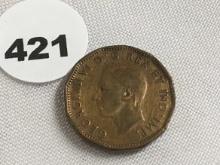 1943 Canada Cent AU