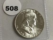 1955 Franklin Half dollar GEM/BU