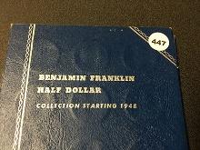 Book of 1948-1963 Franklin Half Dollars (35 Coins)