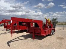 BOWEN 2.5 POWER SWIVEL MTD ON T/A GOOSENECK TRAILER