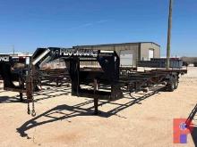 2008 PARK 32'X 7'T/A GOOSENECK PIPE TRAILER