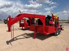 BOWEN 2.5 POWER SWIVEL MTD ON T/A GOOSENECK TRAILER