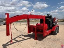 EVCO 85 TON POWER SWIVEL MTD ON T/A GOOSENECK TRAILER