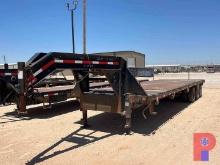 2003 PJ 27'X 8'T/A GOOSENECK TRAILER