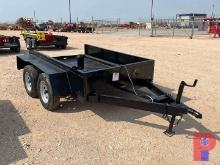 SHOPBUILT 8'X 5'T/A BUMPER PULL BOP TRAILER