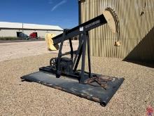 AMERICAN MFG CO. PUMP JACK MTD ON 11'X 6'SKID