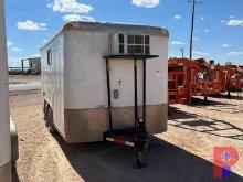 2005 PACE AMERICAN 14'X 7'T/A BUMPER PULL CREW TRAILER