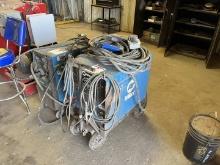 MILLER DIALARC 250 AC/DC WELDER W/ ROLLING CART