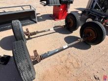 (2) TRAILER AXLES W/ 7.00-15 TIRES