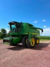 John Deere 9660 STS Combine & Maurer MRG Grain Tank Extension