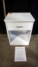 White Nightstand - New - Needs To Be Picked Up 6/10
