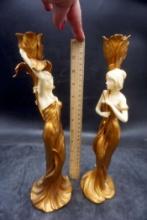 2 - Pacific Woman Candle Holders