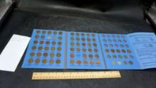 Lincoln Cent Book w/ Extra Zinc Pennies