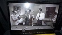 Framed "The Rat Pack" Picture (Frame Has Blemishes)