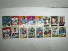 (16) 1969 & 1970 Football Cards