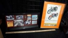 2 - Framed Harley-Davidson Motorcycle Pictures