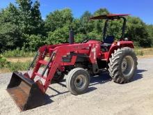Mahindra 6530 Tractor With 263 Front End Loader And Bucket