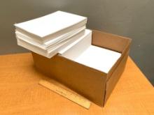 1box - Unpacked Gloss White Paper 8.5" x 11"