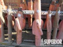 (4) Spiral Welded Blade Stabilizers, Approx 6-1/4"