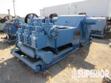 NATIONAL 9-P-100 1000HP Triplex Mud Pump w/ Forged