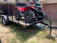 2012 Top Hat 16' Tandem Axle Utility trailer ATV Not included