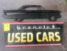 Chevrolet Used Car Metal Sign