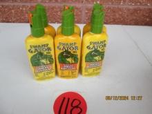 6-6oz Bottles Swamp Gator Insect Repellent