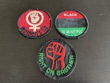 Lot of (3) 1960's/70's Novelty Patches.