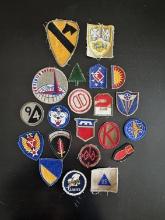 Lot of Better WWII U.S. Army Patches.