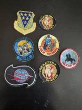 Lot of Vintage USAF Squadron Patches, Etc.