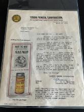 WWII 1942 Rat Poison Advertising Sheet. Anti-Japanese undertones.