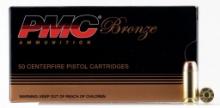 PMC 40D Bronze 40 SW 165 gr 989 fps Full Metal Jacket FMJ 50 Box