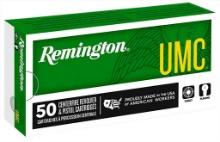 Remington Ammunition 23742 UMC 40 SW 180 gr 990 fps Full Metal Jacket FMJ 50 Bx