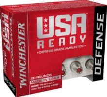 Winchester Ammo RED40HP USA Ready Defense 40 SW 155 gr Hollow Point HP 20 Bx