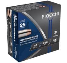 Fiocchi 45XTP25 Hyperformance 45ACP 230gr Hornady XTP Hollow Point 25 Per Box