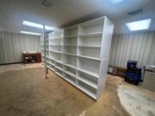 Lot of 4 Double-Sided Bookshelves