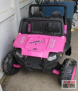 Pink Power Car RXR XP 900, Dual Overhead Cam, 2-Speeds Plus Reverse 2-1/2 or 5 MPH - Seller Says