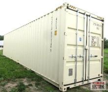 2024 40' Cargo Shipping Container, Rear Doors, One Trip Use Container External Length: 40', External
