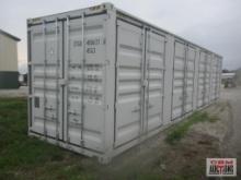 2024 40' Cargo Shipping Container 4?92" Double Doors On The Side And Rear Doors, One Trip Use