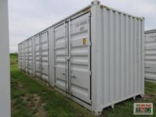 2024 40' Cargo Shipping Container 4?92" Double Doors On The Side And Rear Doors, One Trip Use