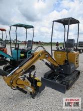 2024...AGT...DM12-C Mini Excavator 13.5 HP Briggs & Stratton Gas Electric Start, Open Station ROPS, 