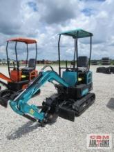 2024...AGT QH12R Mini Excavator 430 CC Gas Electric Start, Open Station ROPS, 15" Bucket, 7" Tracks,