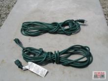 Green Extension Cord 16ga - Set of 2 *GLM