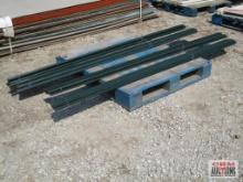 40 +/- 87'' Green steel Fence Posts