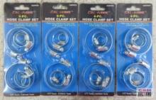 Cal-Hawk CAPHC6 6pc Hose Clamp Set - Set of 4 2pc 1/2" to 1-1/4" 2pc 7/32" to 5/8" 2pc 1-5/16" to