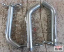 Double HH 10312 Zinc Plated Bent Hitch in 1/2" x 3" - Set of 3