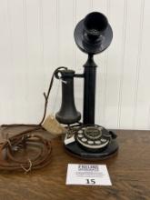Western Electric 50AL dial candlestick telephone with #2AB dial
